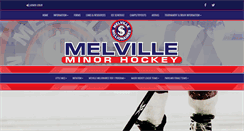 Desktop Screenshot of melvilleminorhockey.net